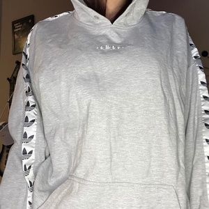 Adidas Grey Hoodie Size Large